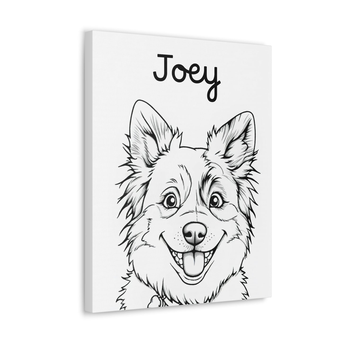 Line Art Custom Pet Painting - Custom Pet Portrait