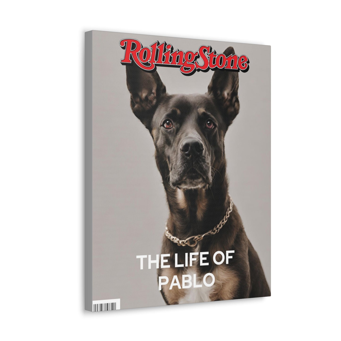 Rolling Bone - Custom Pet Magazine Portrait