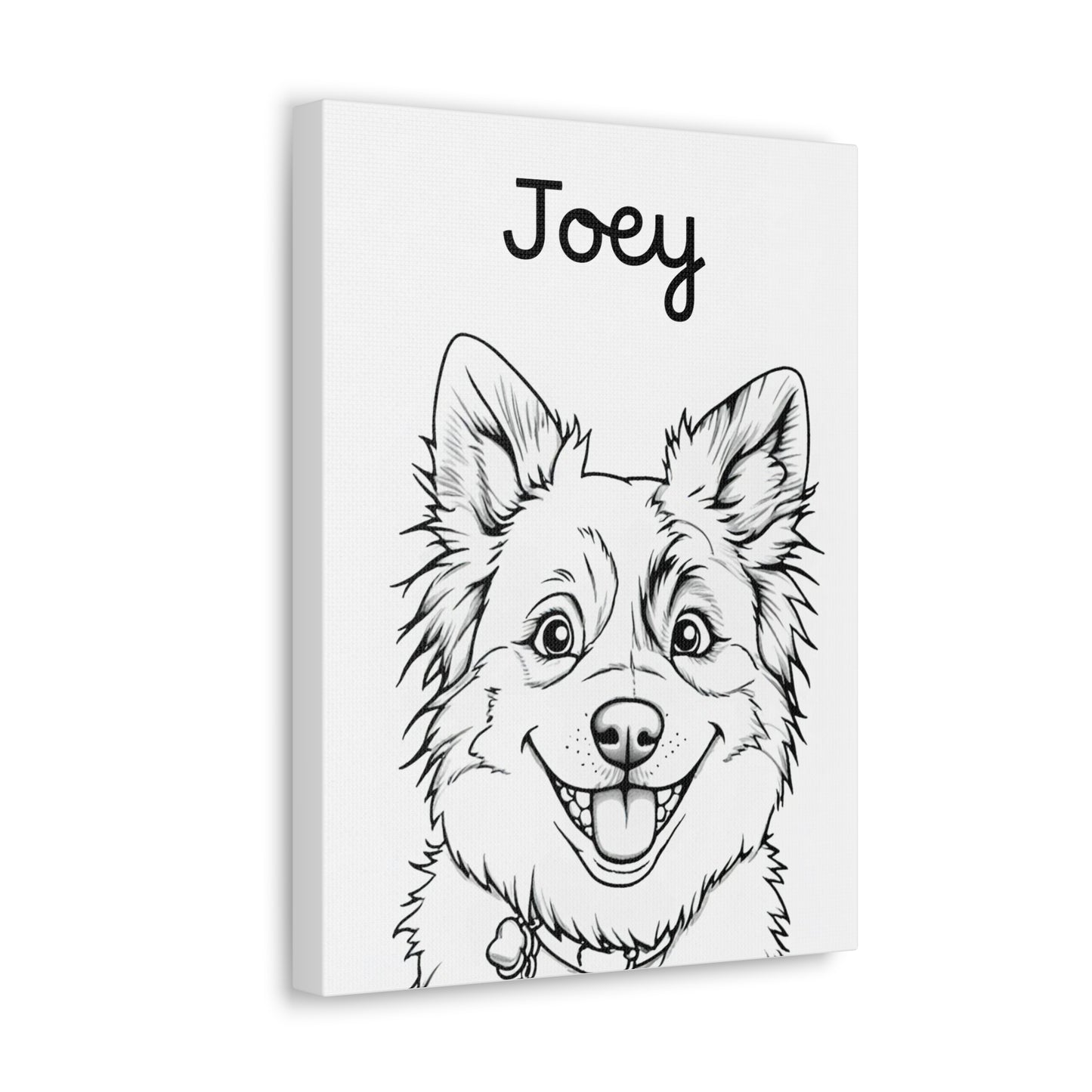 Line Art Custom Pet Painting - Custom Pet Portrait