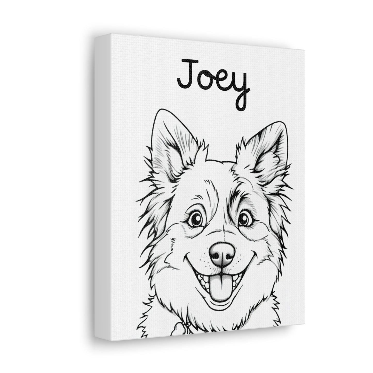 Line Art Custom Pet Painting - Custom Pet Portrait